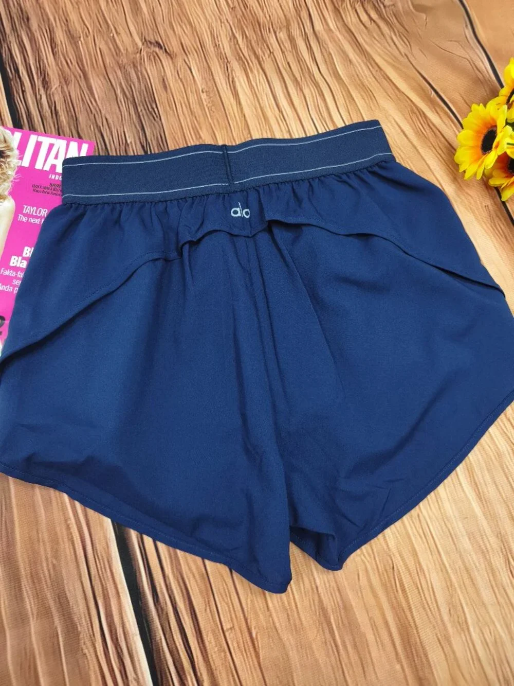 Alo Yoga M Match Point Navy Blue Shorts - Elevated Athleisure Look🤸🏻‍♀️🥎